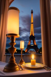 Candlelit Dinner at the Eiffel Tower