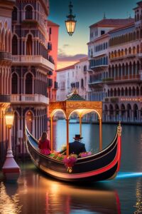 Gondola Ride at the Venetian