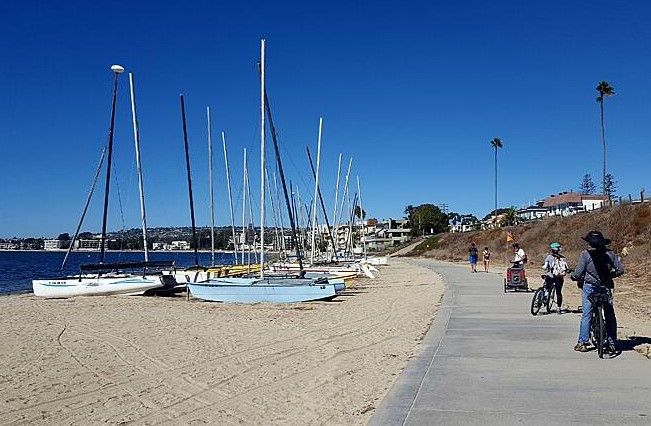 Ride Bikes Around Mission Bay